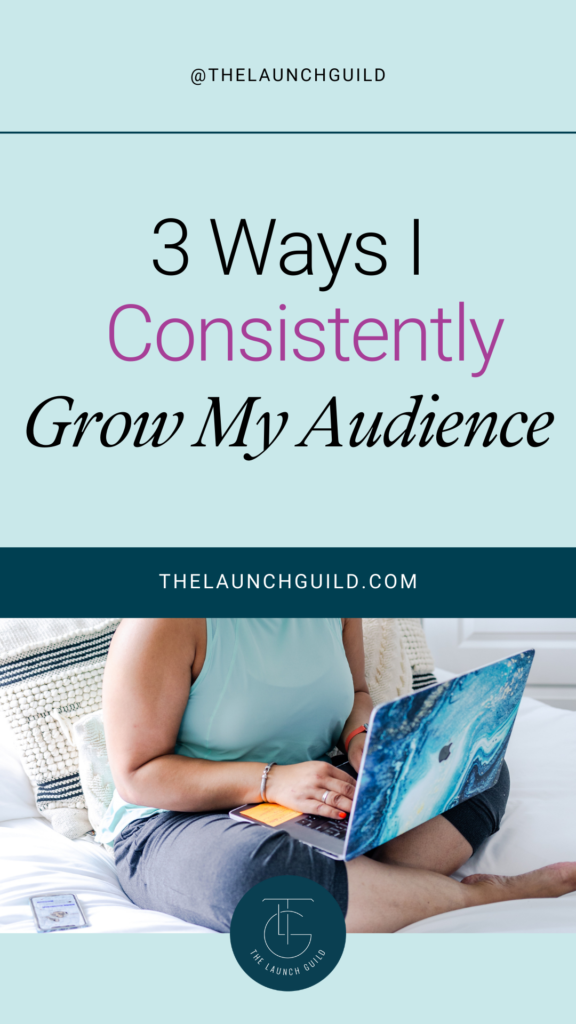 Banner : 3 Ways I Consistently Grow My Audience